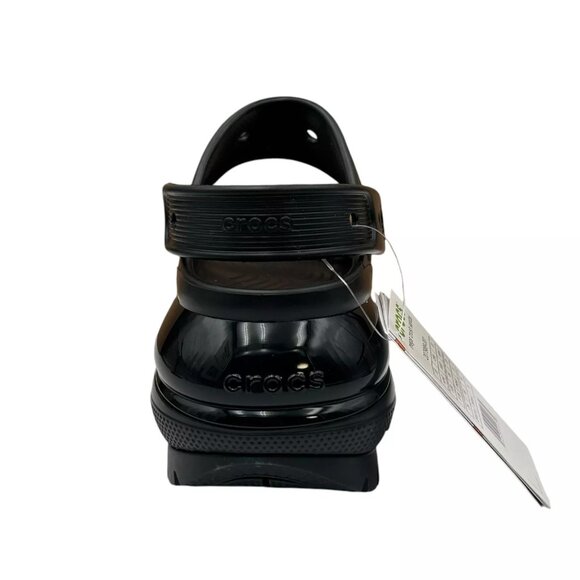 Crocs Women's Mega Crush Sandal Size 8 Black Chunky Platform Water Resistant - Picture 8 of 11